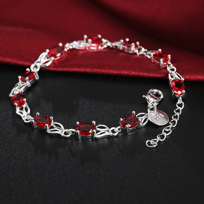 Pulseiras de prata esterlina 925 - 4 mm - com corda torcida