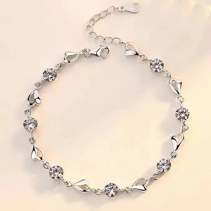 Pulseiras de prata esterlina 925 - 4 mm - com corda torcida