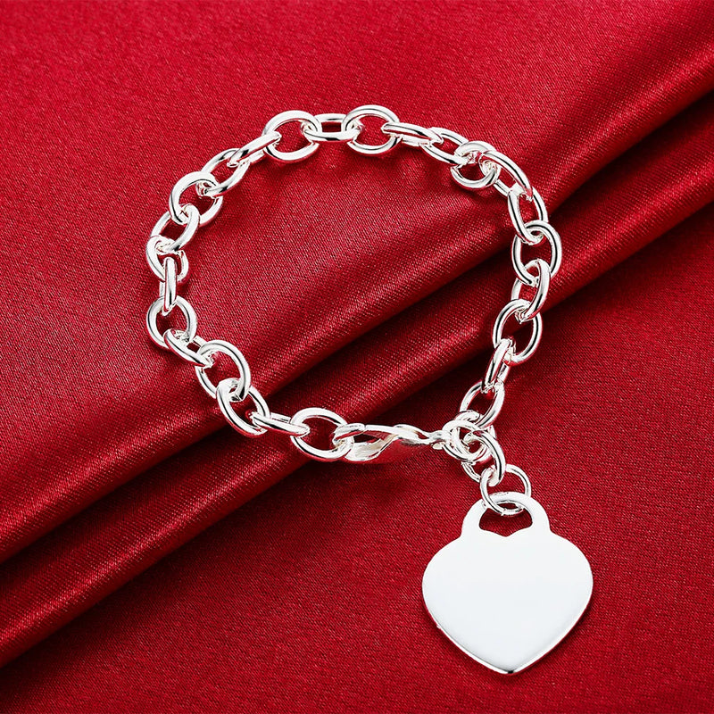 Pulseiras de prata esterlina 925 - 4 mm - com corda torcida