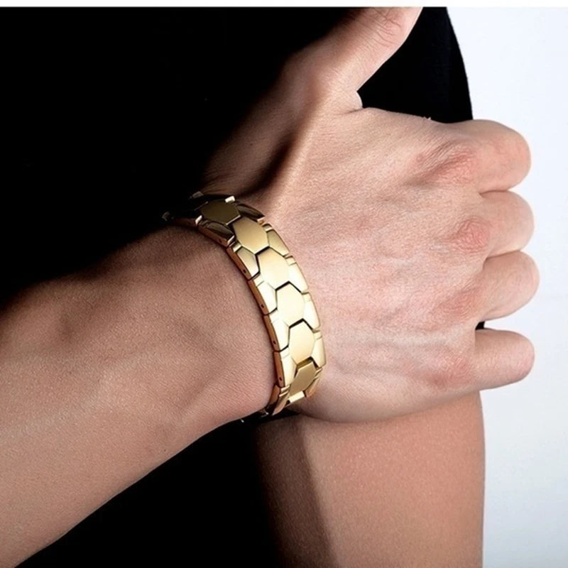 Pulseira ZHIXUN Z202 Geométrica ~ de metal