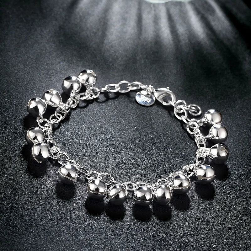 Pulseiras de prata esterlina 925 - 4 mm - com corda torcida