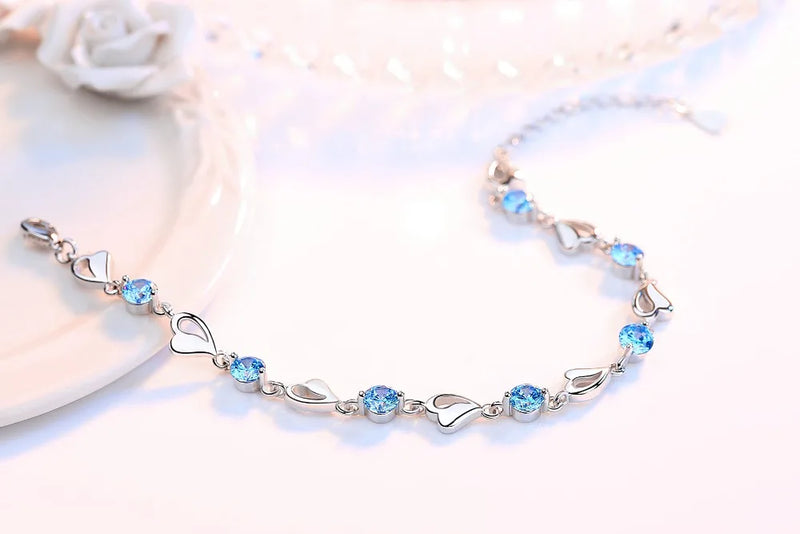 Pulseiras de prata esterlina 925 - 4 mm - com corda torcida