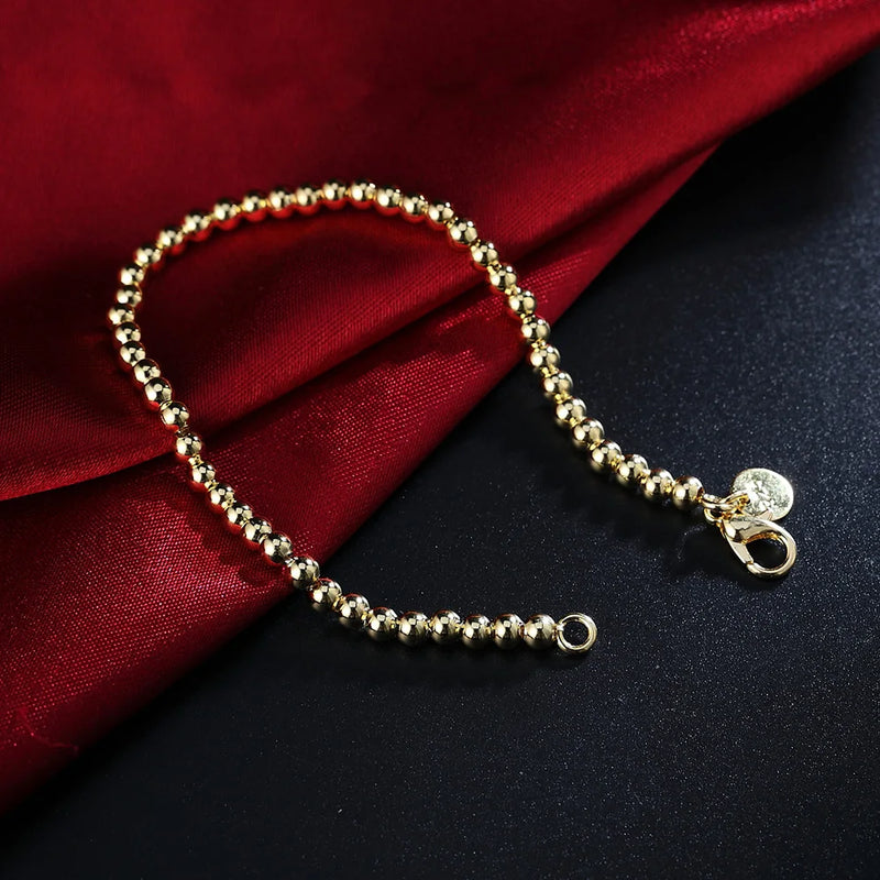 Pulseiras de prata esterlina 925 - 4 mm - com corda torcida