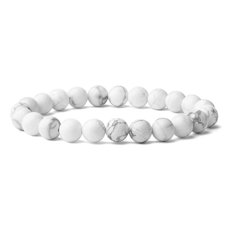 Pulseira de obsidiana ~ jóias olho de tigre/pedra vulcânica - pulseira de elasticidade