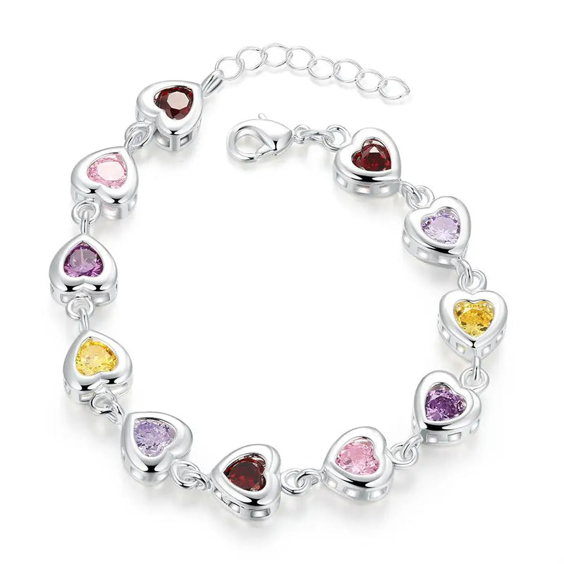 Pulseiras de prata esterlina 925 - 4 mm - com corda torcida